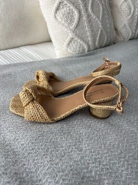 Call It Spring Braided Knot Ankle-Tie Sandals in Natural